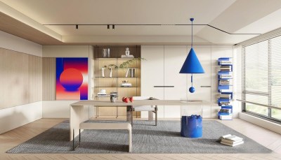 现代家居书房3D模型下载